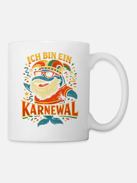 Kölner Karneval Fasching Karnewal Geschenk - Tasse - Weiß