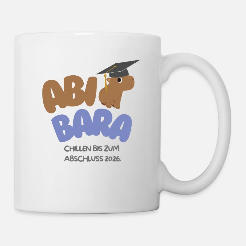 AbiBara 2026 Chillen bis zum Abschluss  - Tasse - Weiß