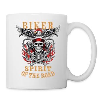 Biker - Spirit of the Road - Tasse - Weiß - Rechts