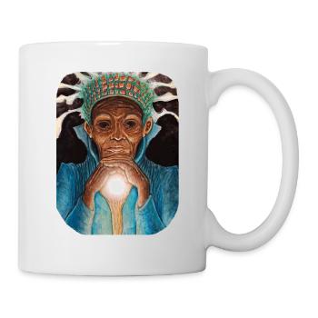 Alte Leuchtende Weisheit - Tasse - Weiß - Rechts