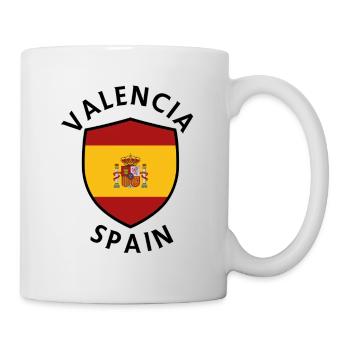Valencia Spain Shield Pattern - Mug - white - Right