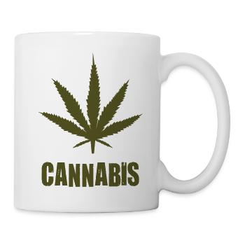 Cannabis – Weed – Legalisierung - Tasse - Weiß - Rechts