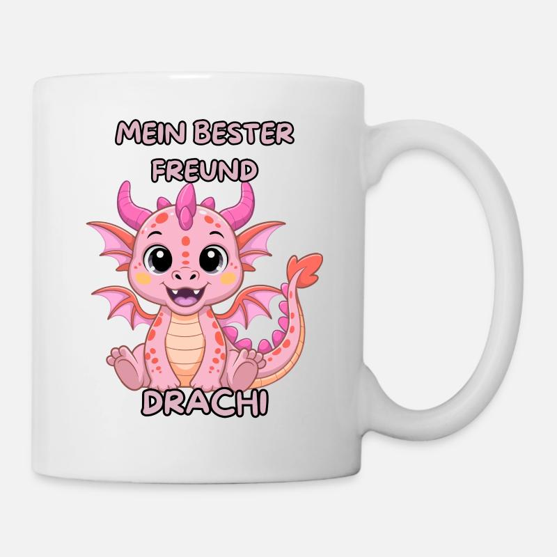 Mein bester Freund Drachi - Tasse - Weiß