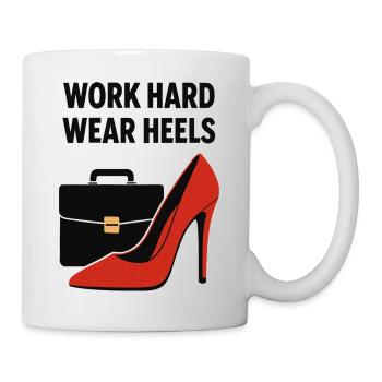 Business Babe : Talons à la Travail Dur - Mug blanc - blanc - Droite