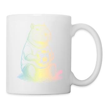 Fußball Capybara - Tasse - Weiß - Rechts