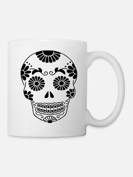 Skull - Mug - white