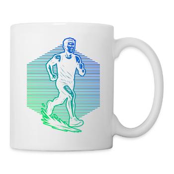 Running Graphics for Races - Mug - white - Right