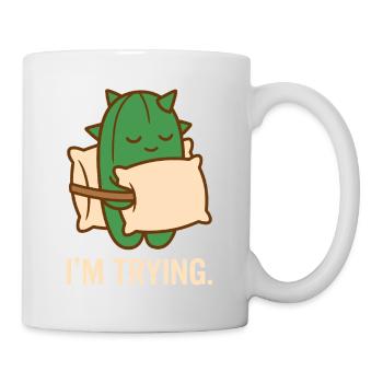 Prickly But Trying - Mug - white - Right