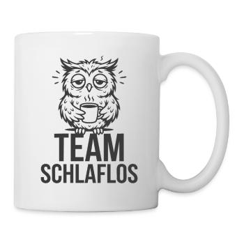 Team Sleepless – Tired Owl - Mug - white - Right