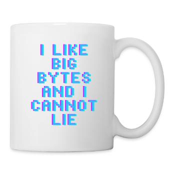 I like big bytes - Mug - white - Right