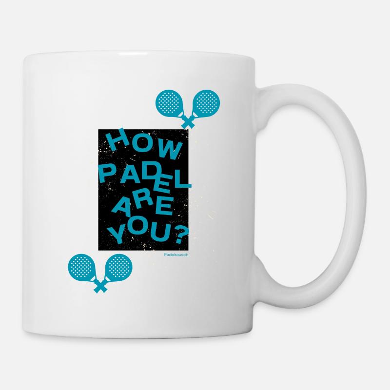Tu es à quel point de Padel ? - Mug blanc - blanc