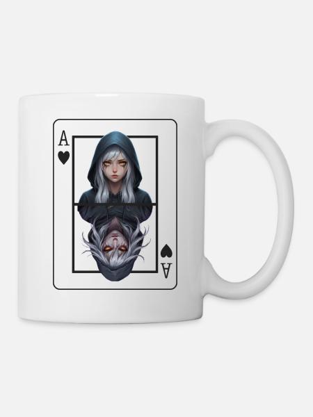 Double Shadow: Ace Portrait - Mug - white