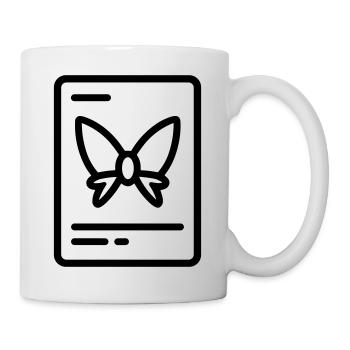 Carte jeu collection - Mug blanc - blanc - Droite