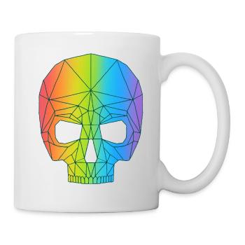 Skull in color - Mug - white - Right