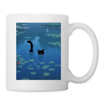 MonCat Water Lily Impressio Mon Chat le nénuphar - Tasse - Weiß - Rechts