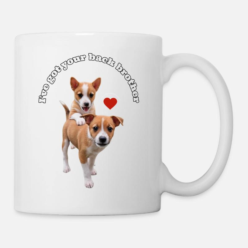 Podengo – ich stehe hinter dir. - Tasse - Weiß
