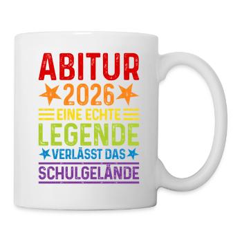 Abitur 2026: A legend leaves the school grounds - Mug - white - Right