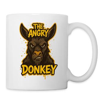 Der wütende Esel - Tasse - Weiß - Rechts