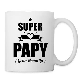 Super Grandpa Gift - Gran Nonm la T-shirt - Mug - white - Right