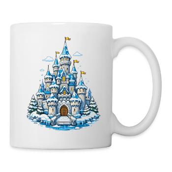 Château des Rêves d’Hiver - Mug blanc - blanc - Droite