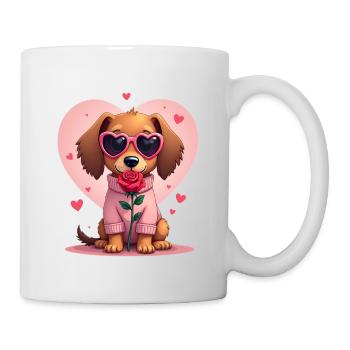 Dackel Dachshund Tekel - Tasse - Weiß - Rechts