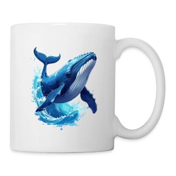 Wal - Tasse - Weiß - Rechts
