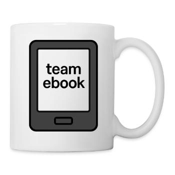 Which team do you belong to? - Team eBook-Reader - Mug - white - Right