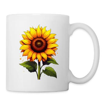 tournesol - Mug blanc - blanc - Droite