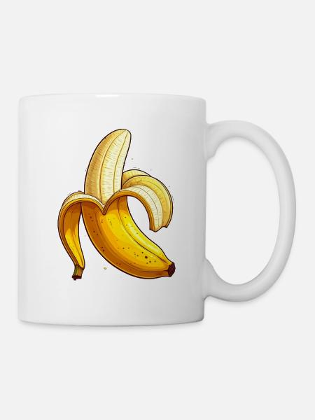 Banane - Tasse - Weiß