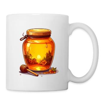 Un bocal de miel - Mug blanc - blanc - Droite