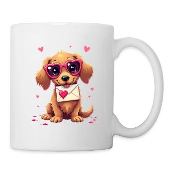 Dackel Dachshund Tekel - Tasse - Weiß - Rechts