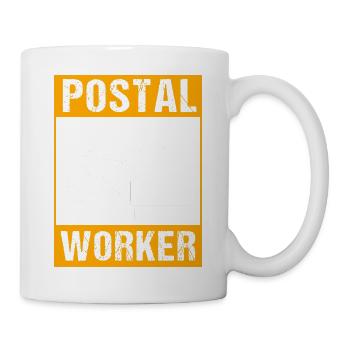 Post Poststempel Postbote - Tasse - Weiß - Rechts