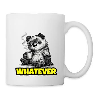 Whatever – Grumpy Bear Coffee (Sketch) - Tasse - Weiß - Rechts