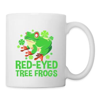 Frosch Laubfrosch - Tasse - Weiß - Rechts