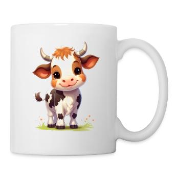 cute cow - Mug - white - Right