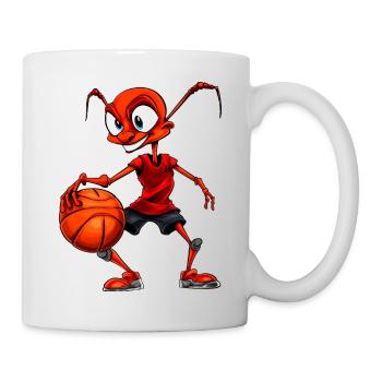 Ameisen Basketball - Tasse - Weiß - Rechts