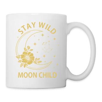 Reste Sauvage, Enfant de la Lune - Mug blanc - blanc - Droite