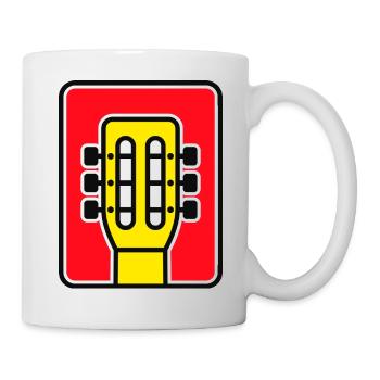 Guitar Head Emblem - Mug - white - Right