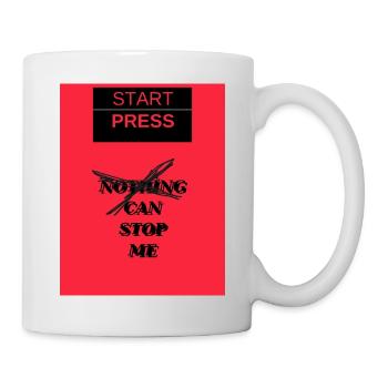 Start Press Nichts kann mich aufhalten - Tasse - Weiß - Rechts