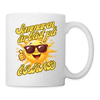 Summer is best on Öland - Mug - white - Right