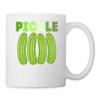 Essiggurke Gurke Gurken - Tasse - Weiß - Rechts