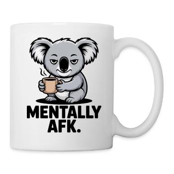 Koala AFK Coffee - Mug blanc - blanc - Droite