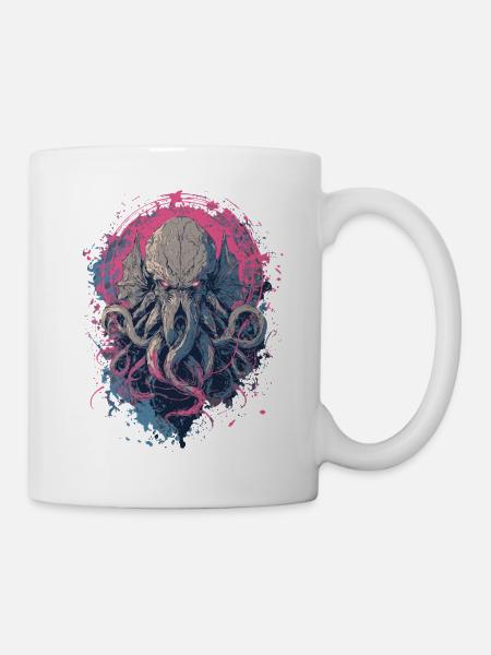 Cthulhu Horror - Tasse - Weiß