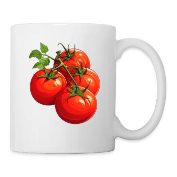 Tomaten - Tasse - Weiß - Rechts