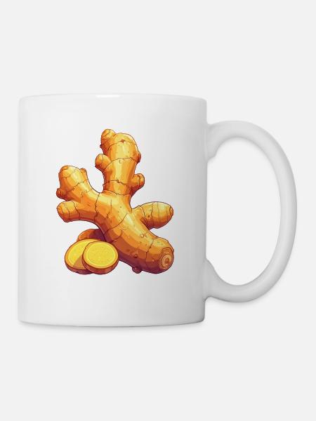Ingwer - Tasse - Weiß