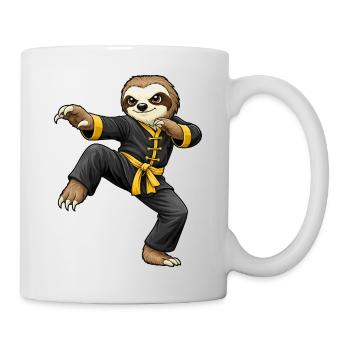 Sloth Martial Arts Kung Fu Chinese Tradition - Mug - white - Right