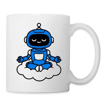 AI Human Fan Club Hovering Robot - Mug - white - Right