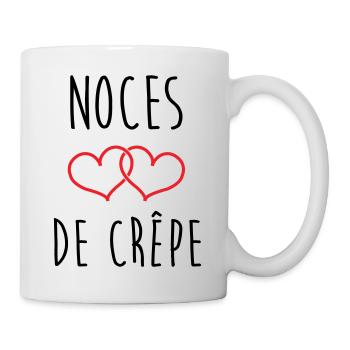 crepe wedding anniversary, 39 years of marriage - Mug - white - Right