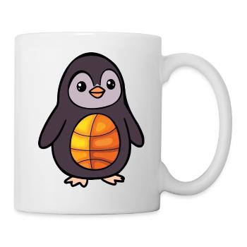 Basketball des Penguins pour enfants - Mug blanc - blanc - Droite