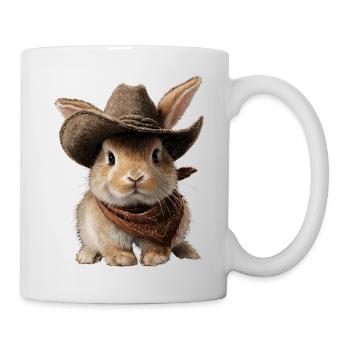 Pays de l’Ouest du Pays de l’Ouest du Chapeau Lapin Lapin - Mug blanc - blanc - Droite